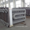 Tubo radiante per linea zincata